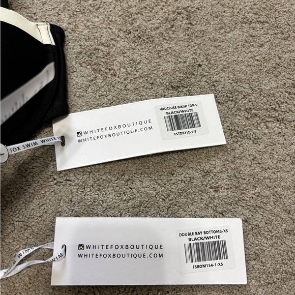 White Fox Boutique Black and White Bikini - Picture 6 of 6